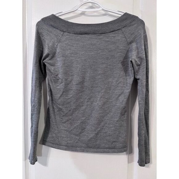 Ann Taylor Loft Long Sleeve Grey Shirt Small‎ - Picture 3 of 5